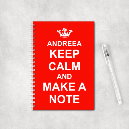 Notebook-uri personalizate - Notebook personalizat - Work hard, Dream big