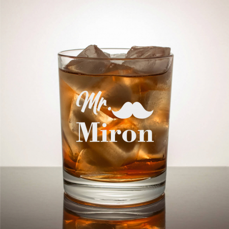 Pahare de whisky - Pahar Whisky Personalizat - Mr.