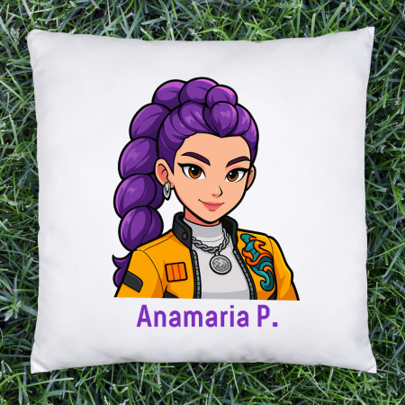 Perne - Pernă personalizată cu nume - Huntrix - Rumi