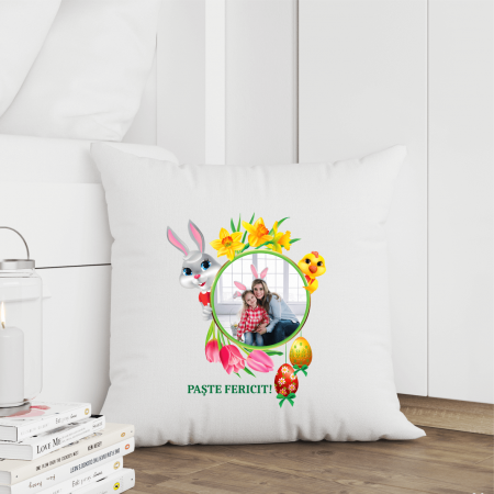 Perne personalizate Paște - Pernă personalizată - Paște - Poză și text