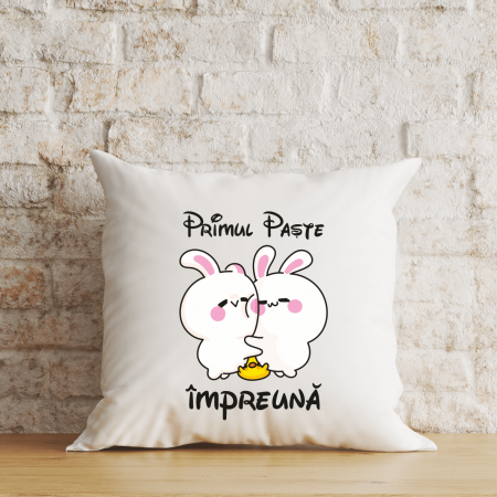 Perne personalizate Paște - Pernă personalizată - Paște - Primul Paște împreună
