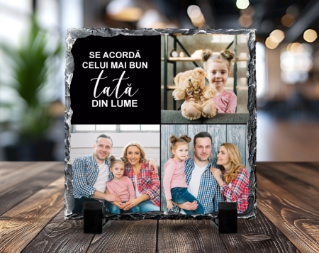 Alte cadouri personalizate - Placă de ardezie personalizată - Cel mai bun tată