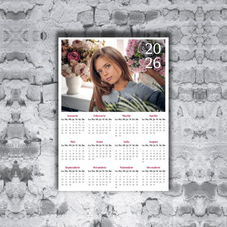 Cadouri de Sărbători - Poster calendar A3 personalizat cu poză