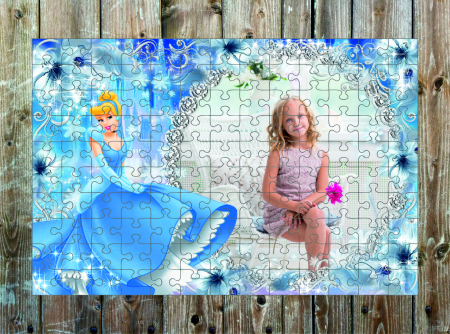 Jucarii - Puzzle A4 Cenusareasa personalizat cu o poza