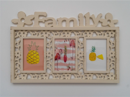 Rame foto - Ramă foto personalizată - Family - 3 poze