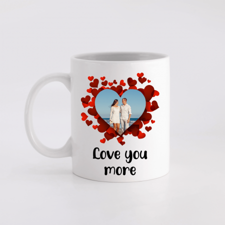 Set Căni Personalizate Cuplu - Love You și Love You More [1]