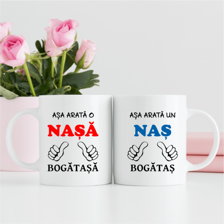 Cani - Set căni personalizate - Nași