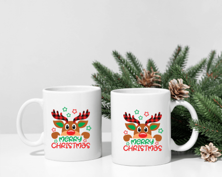 Căni personalizate pentru cuplu - Set cani personalizate pentru cuplu - Ren - M2