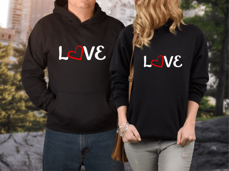 Hanorace - Set Hanorace Cuplu - Love