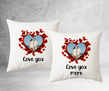 Perne - Set perne personalizate pentru cuplu - Love You și Love You More