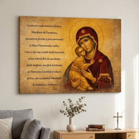 Tablouri canvas - Tablou canvas pânză - Icoana Maicii Domnului cu Rugăciune
