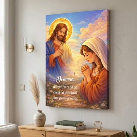 Tablouri canvas - Tablou canvas pânză - Rugăciune către Iisus Hristos