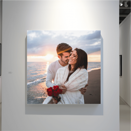 Cadouri de Sărbători - Tablou canvas personalizat pe pânză - Poză - Model pătrat