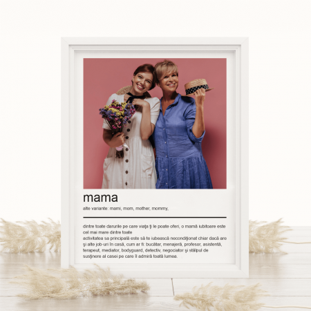 Rame foto - Tablou personalizat A4 - Pentru mamă - Model 3