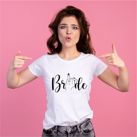 Tricouri personalizate burlăcie - Tricou mireasă - Petrecerea burlăcițelor - Amuzant