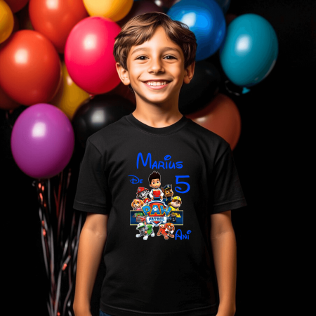 Tricou personalizat copil aniversare - Patrula Cățelușilor [1]
