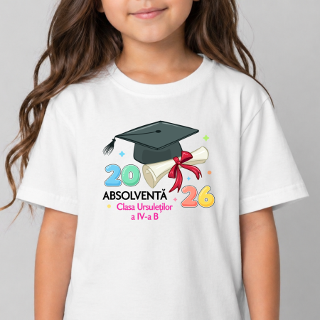 Evenimente - Tricou personalizat copil cu text - Absolvent