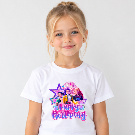 Tricouri - Tricou personalizat copil - KPop Hunters - Happy Birthday