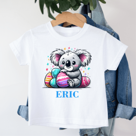 Tricouri personalizate copii Paște - Tricou personalizat copil - Paște - Koala - Model băiețel