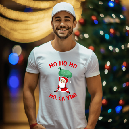 Tricouri personalizate - Tricou personalizat - Ho Ho Ho - Ho că vin