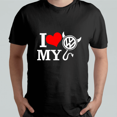 Tricouri - Tricou personalizat - I love my VW