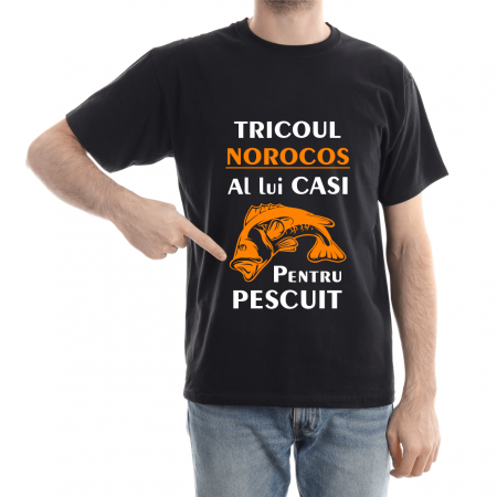 Tricouri - Tricou personalizat pentru pescar - Tricoul norocos