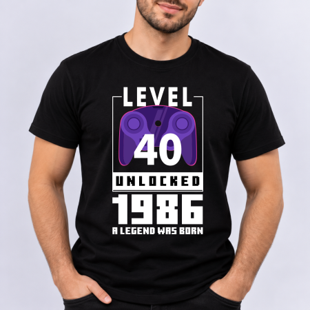 Tricouri - Tricou personalizat - Zi de naștere - Level unlocked