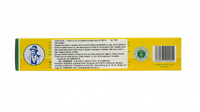 Alpenkrauter - Crema cu ulei de canabis si gheara diavolului 200 ml [3]