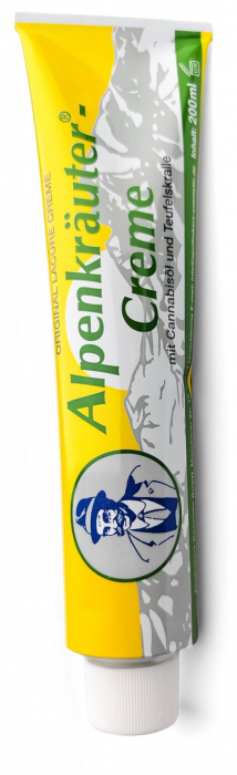 Alpenkrauter - Crema cu ulei de canabis si gheara diavolului 200 ml [5]