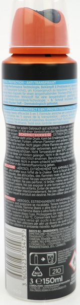 Antiperspirant 48h L'Oreal Men Expert Carbon Protect 5 in 1, 150 ml [2]
