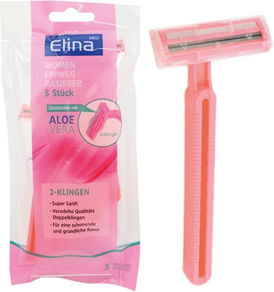 Aparat de ras de unica folosinta pentru femei, set 5 bucati, Elina Med [1]