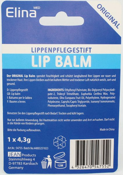Balsam de buze Elina Med 4.3g [2]