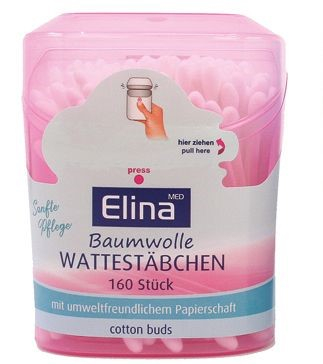 Betisoare din bumbac 160 bucati Elina Med [1]