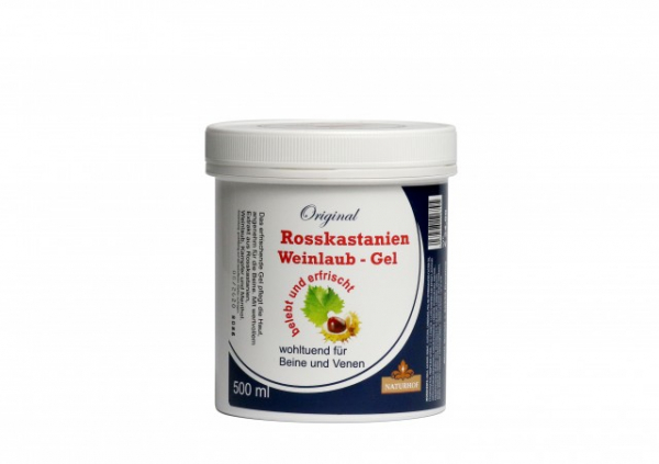 Gel cu Castane Salbatice si Vita de Vie 500 ml - NATURHOF [3]