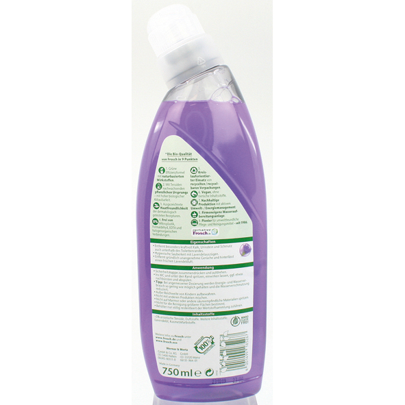 Gel curatare toaleta cu lavanda Frosch 750ml [2]