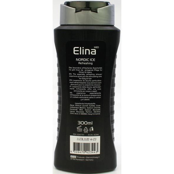 Gel de dus pentru barbati 2in1 Nordic Ice Elina Med 300ml [2]