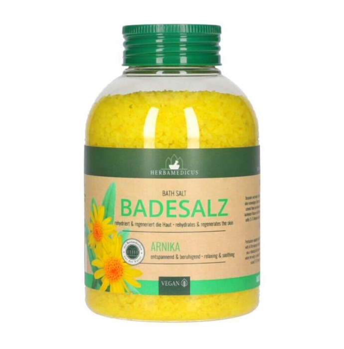 Herbamedicus Sare de baie cu extract de arnica 575g [1]