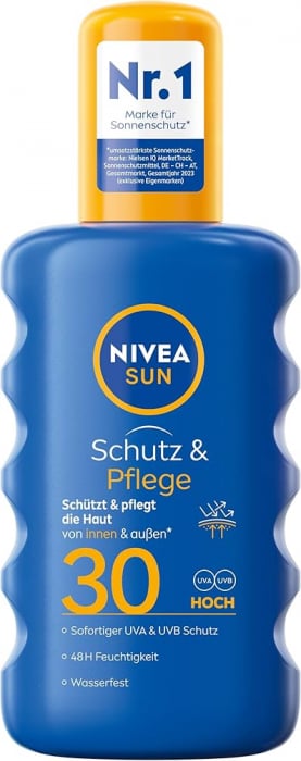 Nivea SUN Spray pentru protectie solara cu SPF 30 Protect & Moisture 200ml [1]