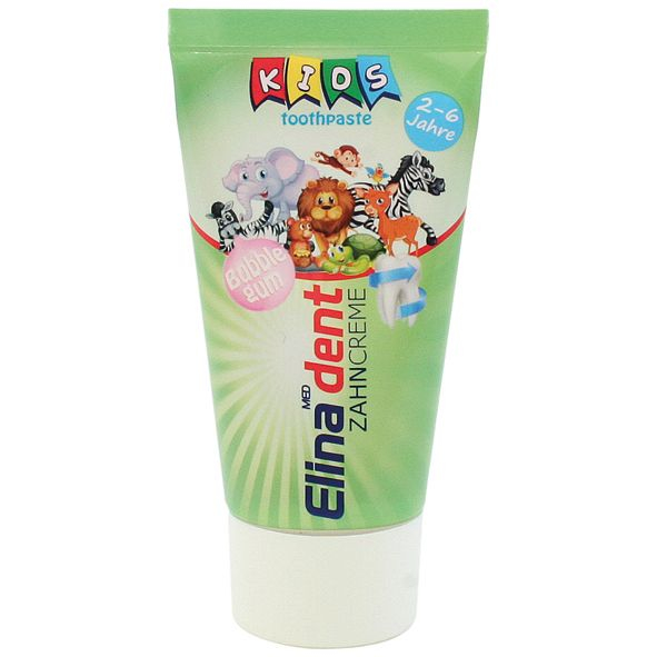 Pasta de dinti copii 2-6 ani Bubble Gum Elina 50ml [1]