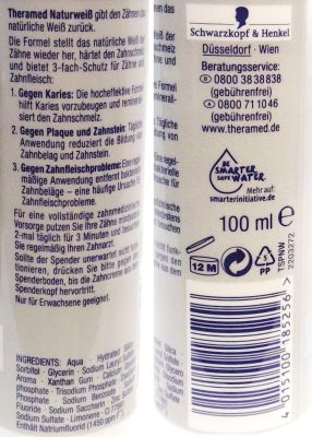 Pasta de dinti cu dozator pentru albirea dintilor Theramed 100ml [2]