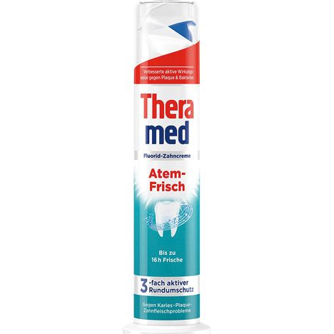 Pasta de dinti cu dozator Respiratie proaspata Theramed 100ml [1]