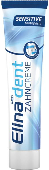 Pasta de dinti fara fluor Senssitive Elina Med 125ml [1]