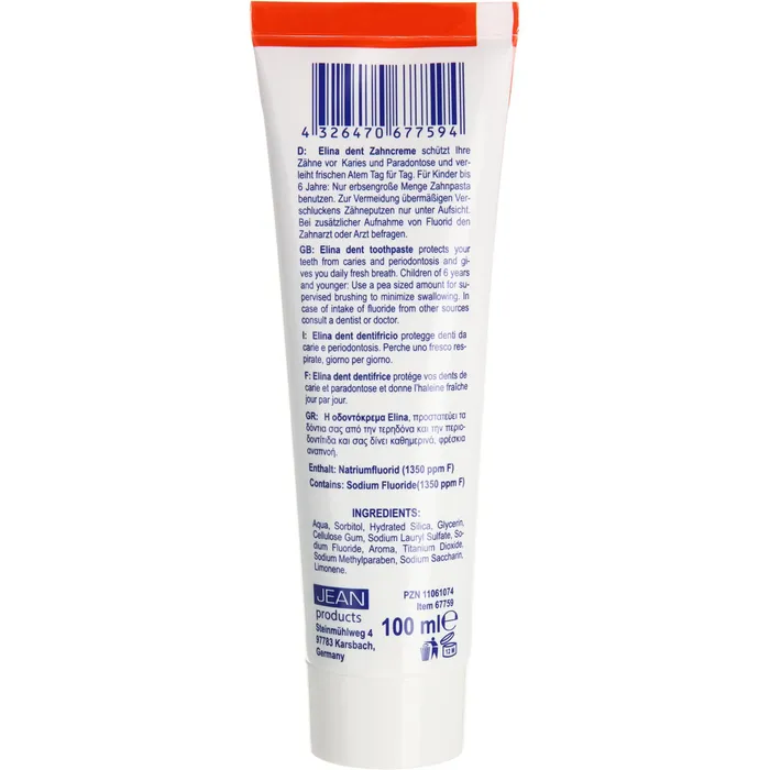 Pasta de dinti originala 100ml Elina Med [2]