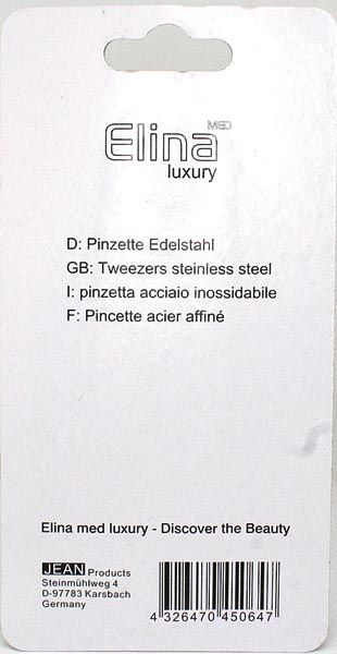 Penseta otel inoxidabil 9.5*1cm Elina Med [2]