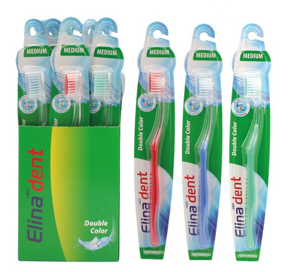 Periuta de dinti Double Color Elina Med [1]