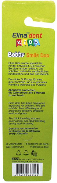 Periuta de dinti pentru copii 4-7 ani set 2 buc Bobby Smile Duo [4]
