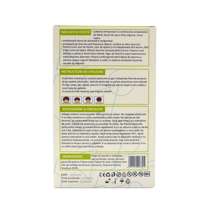 Plasturi antimigrena  4 buc Augama [2]
