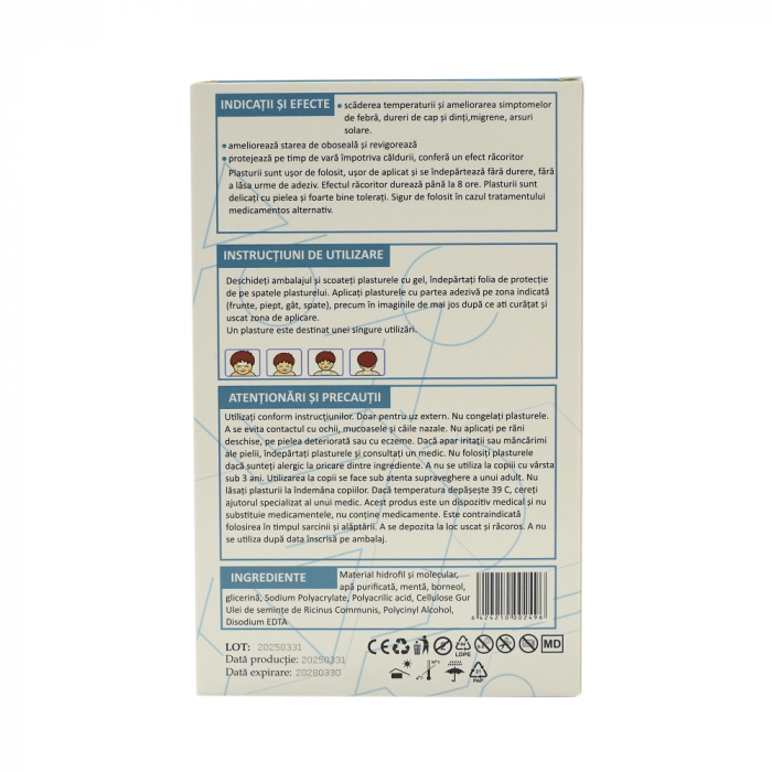 Plasturi cu efect racoritor 4 buc Augama [2]