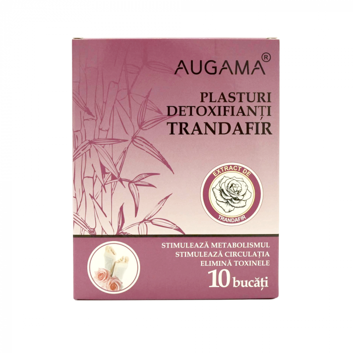 Plasturi detoxifianti trandafir Augama 10 buc [1]