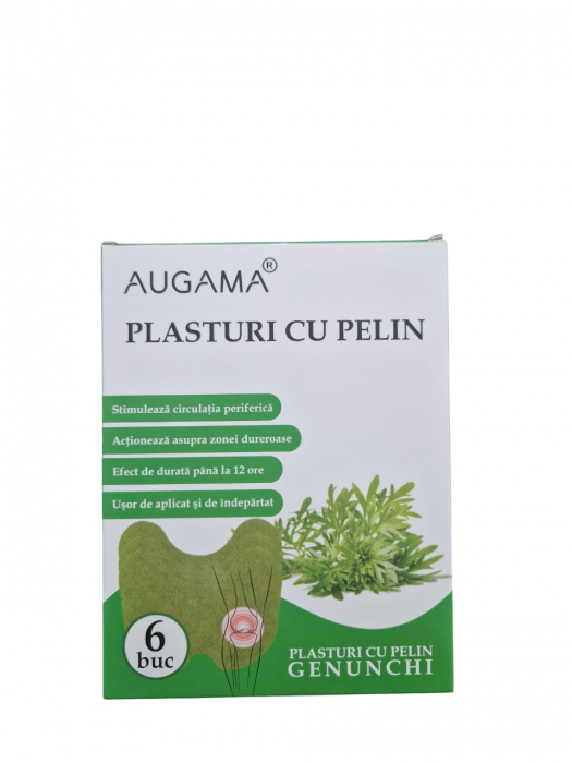 Plasturi pentru genunchi cu extract de pelin Augama 6 buc [3]